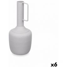 Giftdecor - Gift Decor Vase avec anse Acier gris 12 x 30 x 12 cm (6 pièces)
