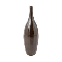 Paris Prix - Vase Bouteille en Terre Cuite 'Terra' 70cm Marron