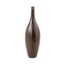 Paris Prix - Vase Bouteille en Terre Cuite 'Terra' 93cm Marron