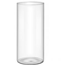 Vase cylindrique en verre borosilicaté à haute teneur en verre pour plantes vertes, vase en verre pour arrangement de fleurs, pot de fleurs