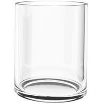 Ynkkvre - Vase cylindrique en verre transparent, sélection multi-taille, décoration simple
