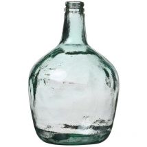 Vase dame Jeanne 4L verre recyclé D19 H31