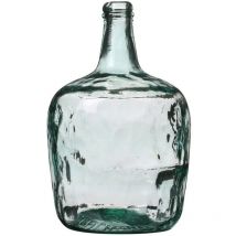 Vase dame Jeanne 8L verre recyclé D21 H36.5