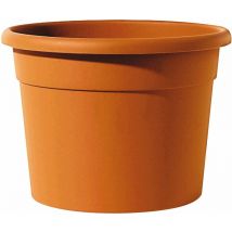 Telcom - Vase de résine de jardin ronde pour les fleurs et les plantes Diana Ø25xH19 cm.