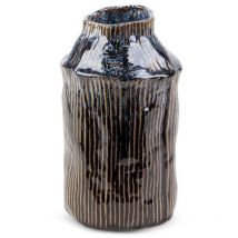 Vase Décoratif Alda (03) (Fi) 16x27 Cm Bleu Marine