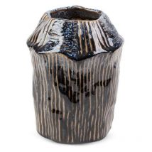 Vase Décoratif Alda (06) (Fi) 16x21 Cm Bleu Marine