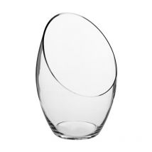 Vase Design "Bombé" 31cm Transparent