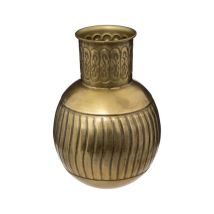 Vase Design en Métal "Midnight Garden" 31cm Or