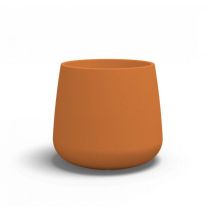 Vase Design Moderne Goccia 75 Ø73 H60 En Polymère Impruneta Résistant, Pour Intérieur Et Extérieur - Fabriqué En Italie - Monacis