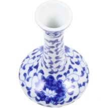 Vase en céramique bleu et blanc, ensemble de vases décoratifs émaillés, vase en céramique chinois, décoration chinoise pour le salon, la décoration