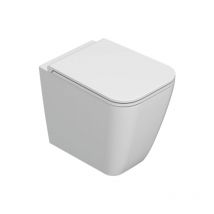 Ceramica Globo - Baignoire sur pieds sans rebord céramique 52x36 cm Globo Stone ST004BI Blanc - Céramique - Standard