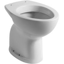WC à poser – Pot céramique blanc pour seniors – Évacuation murale – Adapté PMR