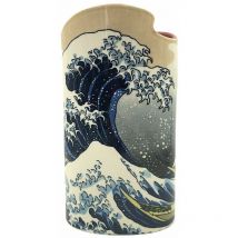 Parastone - Vase en céramique silhouette Hokusai - La Grande Vague