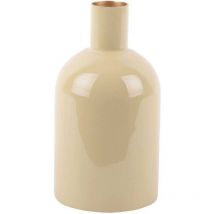 Vase en méral Ivy bottle Marron latte