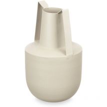 Gift Decor - Vase en métal, de couleur pastel, avec poignées, 21 cm
