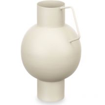 Vase en métal de couleur pastel, H. 23 cm