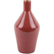 Vase en métal Ivy cône Ocre