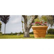 Monacis - Vase Polymère Double Bordure Feston Impruneta Ø40 (40X32h)