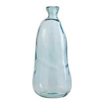 Vase olivia verre bleu clair 23x23x51cm