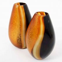 Vase Erica marron verre 25x13x33cm