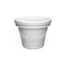 Vase gdm Eilos en résine Martino Ø42xH33 cm Bianco - Bianco