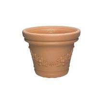 Vase gdm Eilos en résine Martino Ø51xH39 cm Coral - Coral