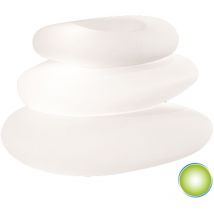Eden Pot Bright – Grüne Lampe aus Harz – 75x62x47 cm – Innen- und Außenbereich – IP44 – 20W Energiesparlampe