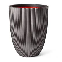 Capi - Vase élégant Groove 46x58 cm Anthracite 445501