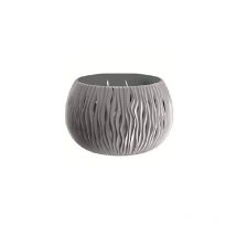 Vase Nike DSK avec décoration prosperplast tridimensionnelle 37xH22 cm DarkGrey