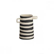 Vase Rayu rond rayé Asa Multicolore Cylindre