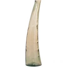 Fijalo - Vase recyceltes Glas 80cmmarron Light 20x20x80cmpour Alle Stile, um dem Zuhause eine Note zu verleihen
