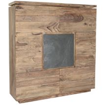 Armoire Sheesham 145X40X155 Marron
