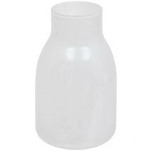Vase en verre Dola H25cm blanc Atmosphera Créateur D'intérieur