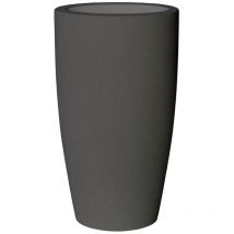 Moovere - bambú 70 Fioriera alta e rotonda per interni ed esterni per piante e fiori molto resistente al passare del tempo. Realizzata in polietilene