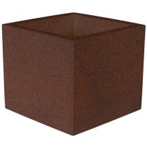 Narciso 60 Fioriera quadrata da interno ed esterno per piante e fiori Molto resistente al passare del tempo. Realizzata in polietilene in Spagna