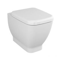 Vaso a pavimento filo muro con scarico a parete in ceramica - Serie Shift