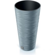Vaso alto con riserva acqua 15 l cemento - furu