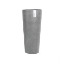 Vaso tondo alto amsterdam grigio D33XH70CM Ecopots vaso fiori