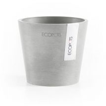 Vaso amsterdam mini D10,5x9,2CM grigio chiaro - Ecopots