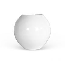 Verdevip - Vaso ball • Laccato Lucido • Bianco - 55
