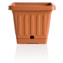 Bama vaso da terra quadrato 50 x 50 x H43 cm colore terracotta