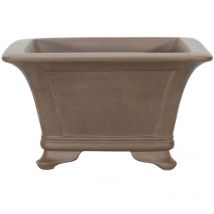 Pollice Verde - Vaso bonsai in gres quadrato cm. 41