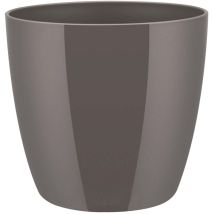 Vaso brussels diamond round 30CM oyster pearl Elho