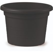 Vaso Cilindro D.18cm Antracite Veca Fiori Piante