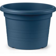 Vaso Cilindro Plastica 50 Cm - Deep Blue