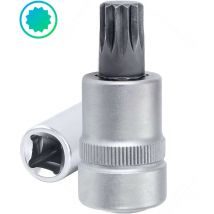 Vaso con punta xzn 12 caras multicaras de 1/2 acero crv, M9