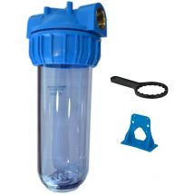 RC - Vaso Contenedor Agua Para Filtros 10' + Soporte + Llave
