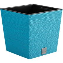 Vaso cuadrado con riserva acqua 14 l azul escandinavo - furu