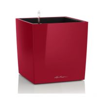 Vaso da interno e esterno cube Premium 30 cm - Rosso Scarlatto Lucido - Rosso Scarlatto Lucido