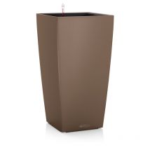 Vaso da interno e esterno cubico Color 22 cm - Noce Moscata - Noce Moscata